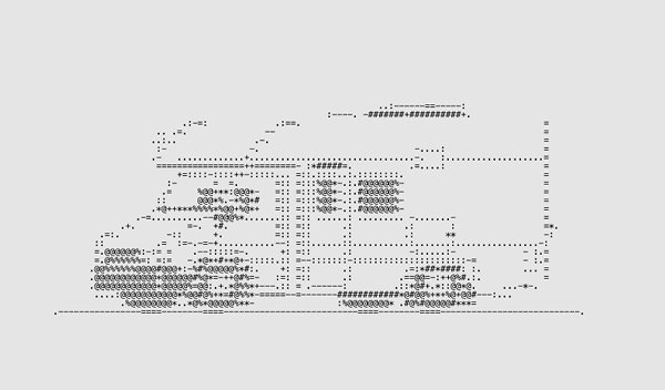 ASCII tractor representing innate Fate traits